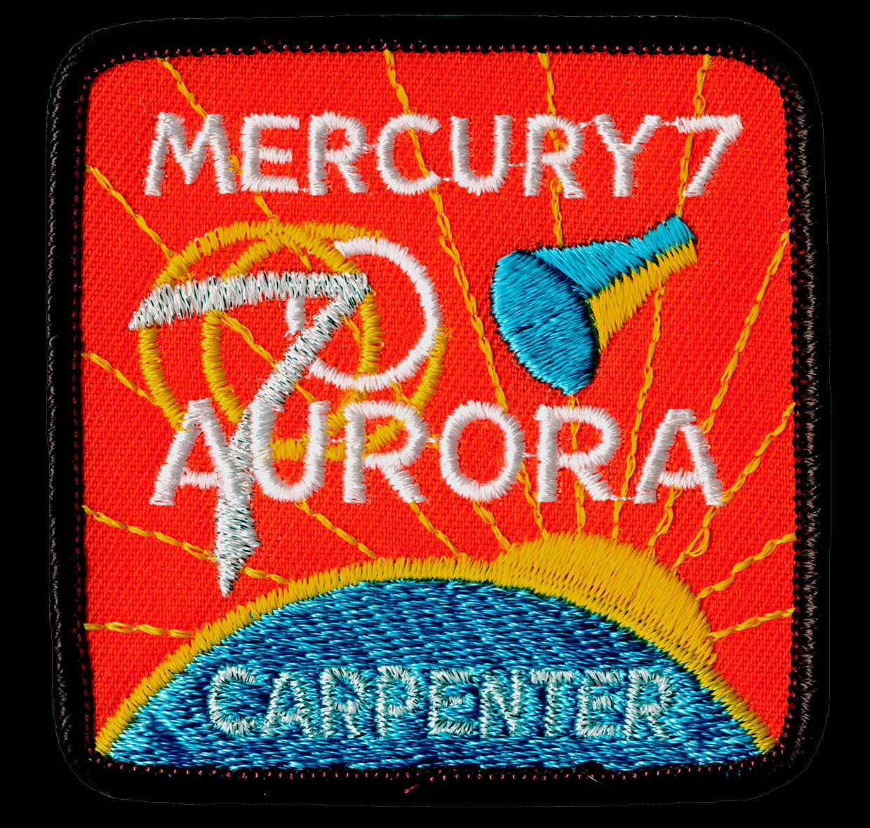 The mission patch for Scott Carpenter's 1962 Mercury flight.