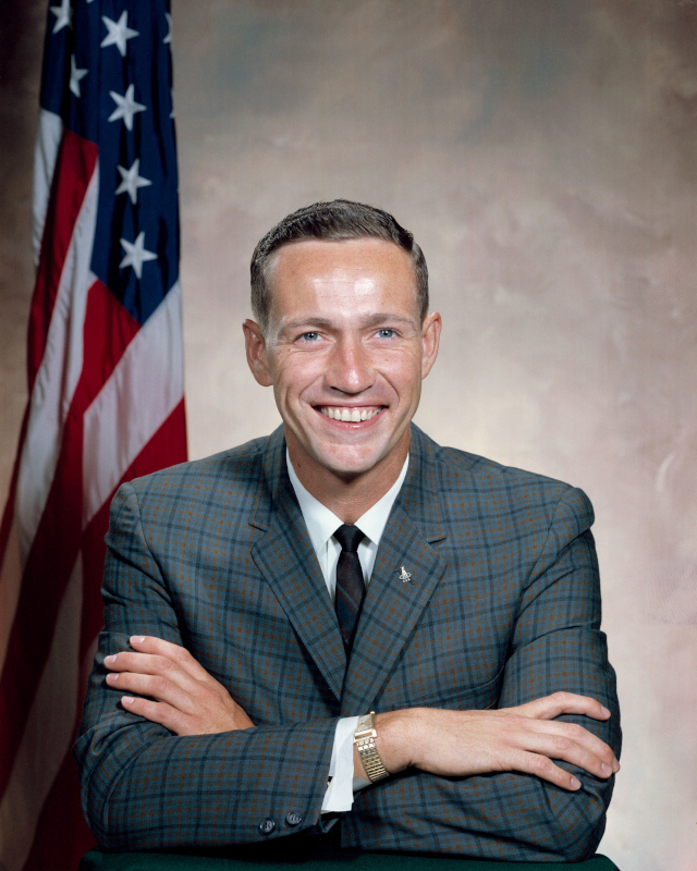 official portrait of Apollo 7 astronaut Donn Eisele