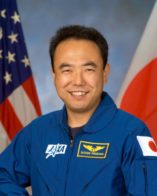 portrait of Japanese JAXA astronaut Satoshi Furukawa