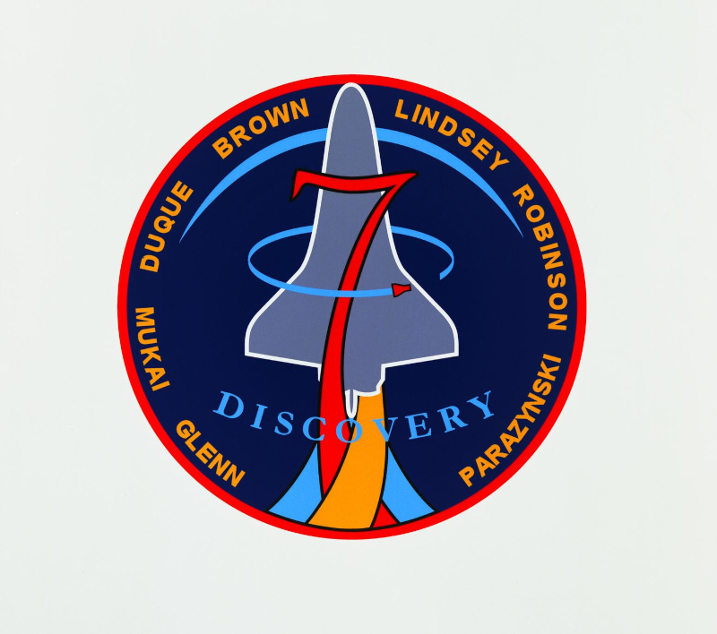 mission patch for shuttle flight STS-95